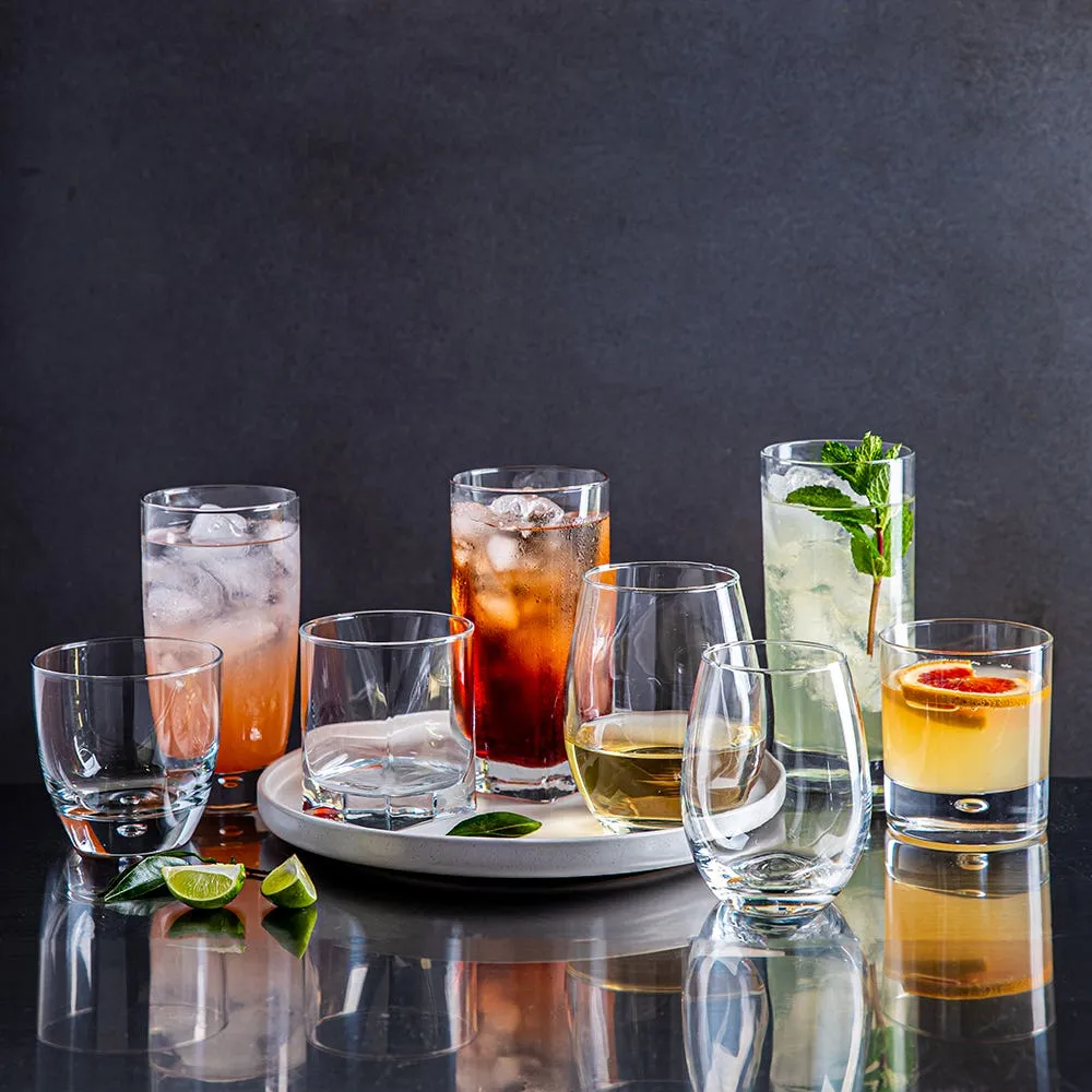 Home Essentials Square Double Old Fashioned Glass - Set of 4