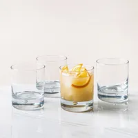 Home Essentials Bubble Double Old Fashioned Glass - Set of 4