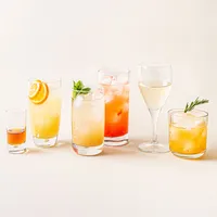Home Essentials Bubble Double Old Fashioned Glass - Set of 4