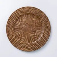 KSP Everyday Charger Plate Rattan 33cm/13" Dia.  (Natural)