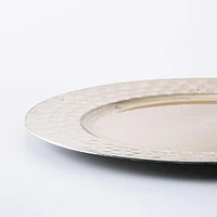 KSP Everyday Charger Plate Geo Rim 33cm/13" Dia. (Champagne)