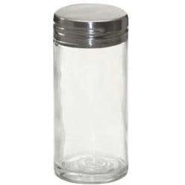 KSP Allure Square Spice Jar Stainless Steel Lid (Clear)