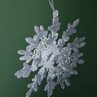 KSP Christmas Dazzle 'Snowflake' Acrylic Ornament