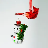 KSP Christmas Dazzle 'Snowman & Tree' Acrylic Ornament