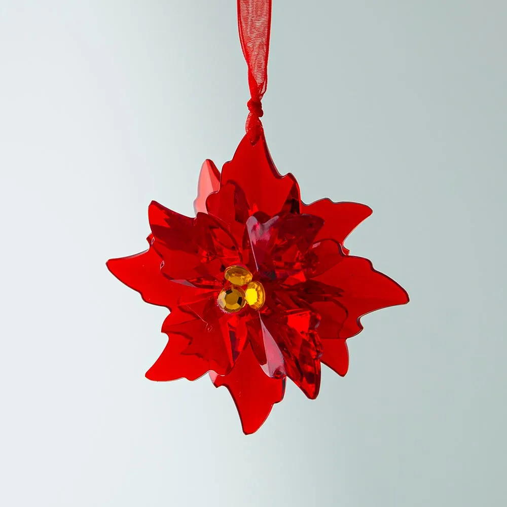 KSP Christmas Dazzle 'Poinsettia' Acrylic Ornament