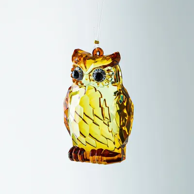 KSP Christmas Dazzle 'Owl' Acrylic Ornament