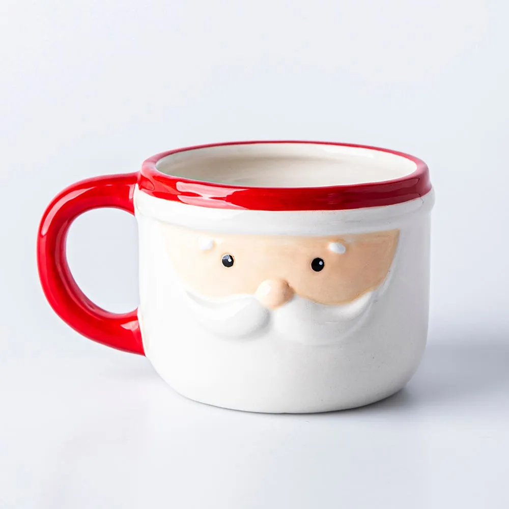 KSP Christmas Character 'Santa' Ceramic Mug 430ml/14.5oz. (Red)