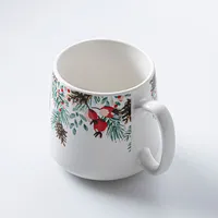 KSP Christmas Hug 'Bough' Porcelain Mug 580ml/19.6oz. (Multi Colour)