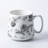 KSP Christmas Hug 'Pine Cone' Porcelain Mug 580ml/19.6oz. (White)