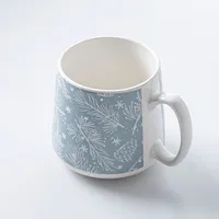 KSP Christmas Hug 'Pine Frost' Porcelain Mug 580ml/19.6oz. (Blue)