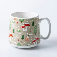 KSP Christmas Hug 'Woodland' Porcelain Mug 580ml/19.6oz. Multi Colour