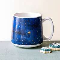 KSP Christmas Hug 'Starry Night' Porcelain Mug 580ml/19.6oz. (Blue)