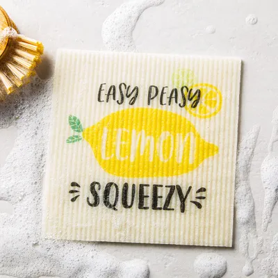 Harman Eco Friendly 'Easy Peasy Lemon Squeezy' Reusable Sponge Cloth