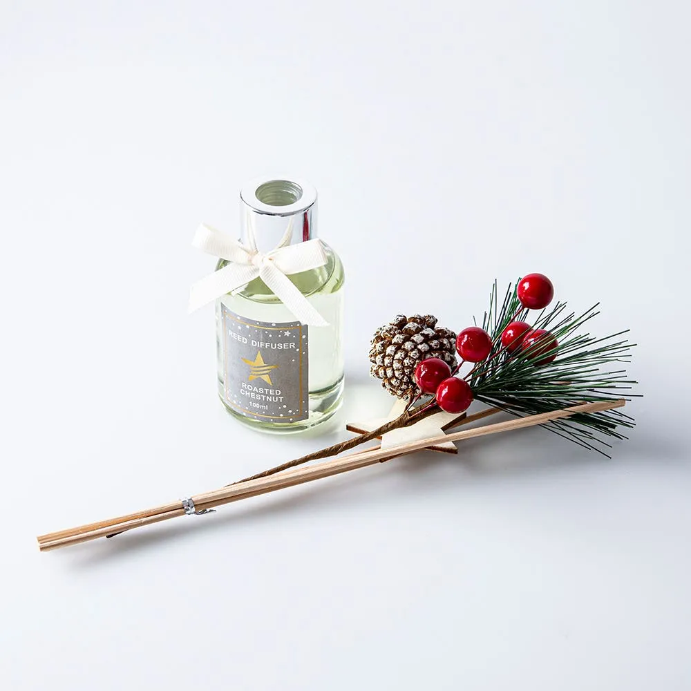 KSP Christmas Sprig 'Roasted Chestnut' Reed Diffuser 100ml