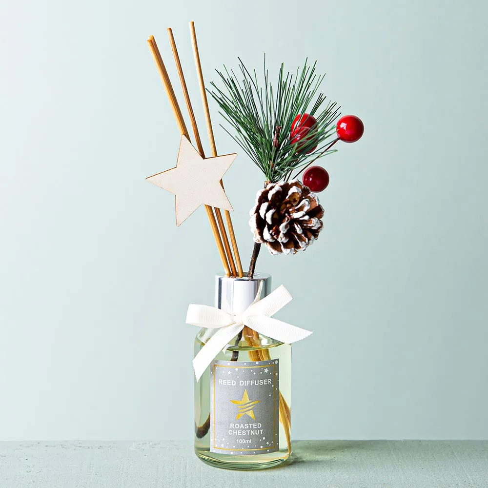 KSP Christmas Sprig 'Roasted Chestnut' Reed Diffuser 100ml