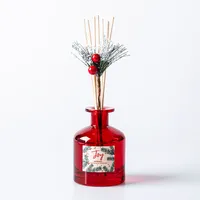 KSP Christmas Frosted 'Red Berry' Reed Diffuser 150ml (Red)