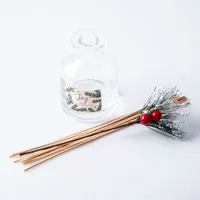 KSP Christmas Frosted 'Vanilla' Reed Diffuser 150ml (White)