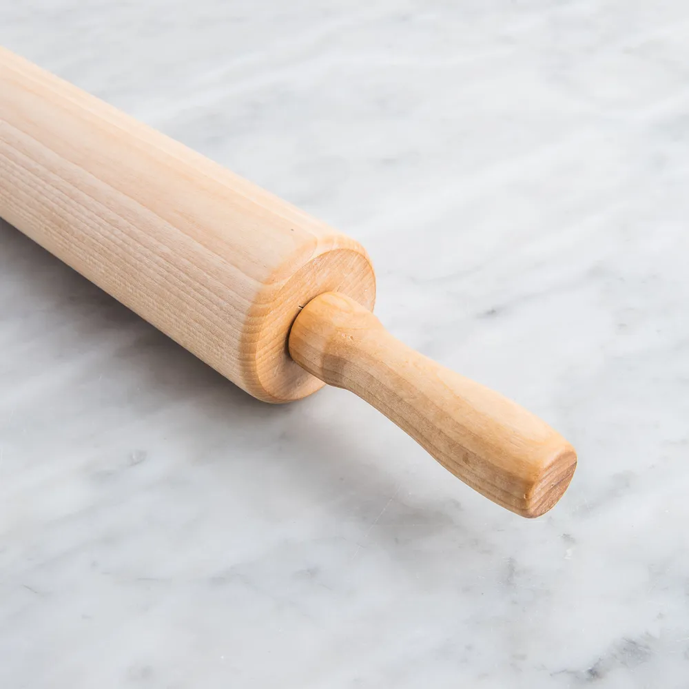 Pizazz Twirl Wood Rolling Pin - Large