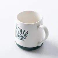 KSP Christmas Sayings Ceramic Mug "Oh Dear"  21oz. (White/Green)