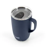 S'well Slide-Open 'Azurite' Mug with Handle 16oz (Blue)