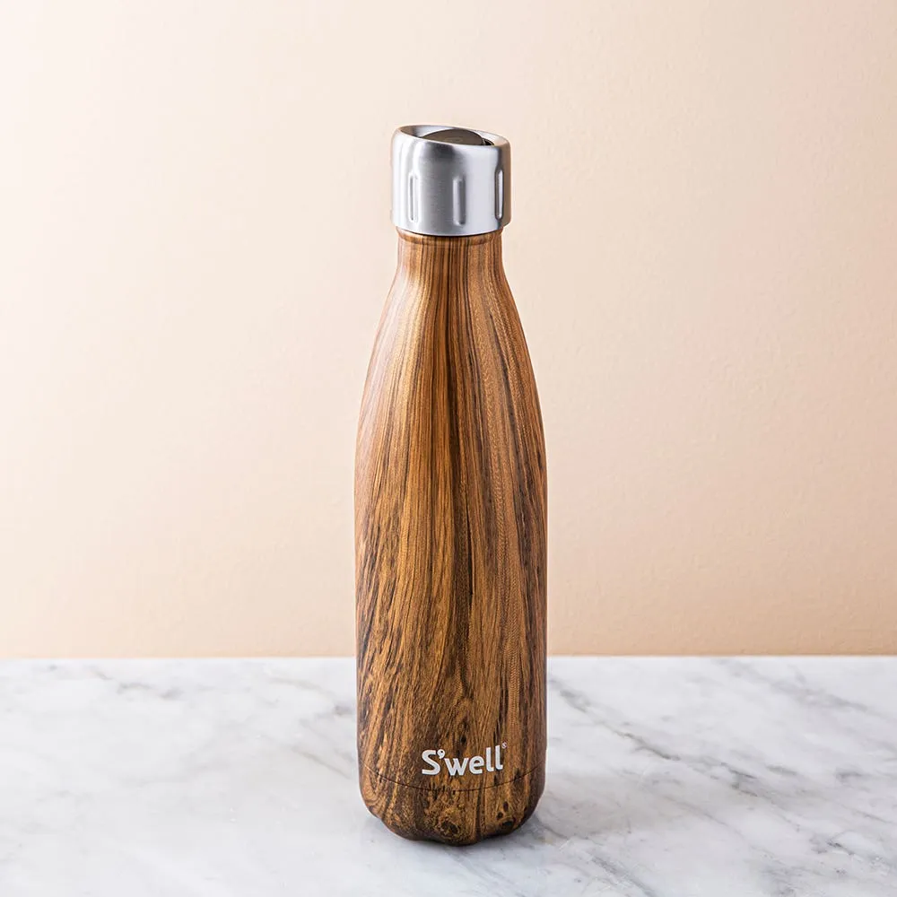 S'well Sport Flip Cap 'Teakwood' Water Bottle 17oz (Brown)