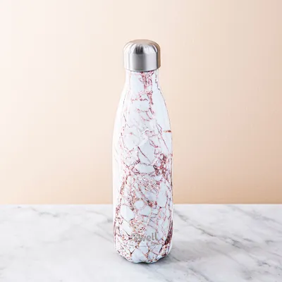 S'well Original 'Calacatta' Water Bottle 17oz (White/Gold)