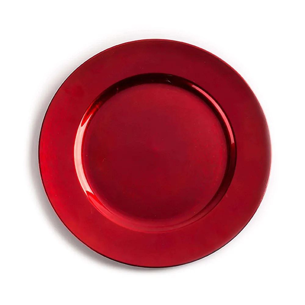 KSP Everyday Charger Plate (Red)