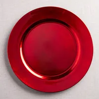 KSP Everyday Charger Plate (Red)