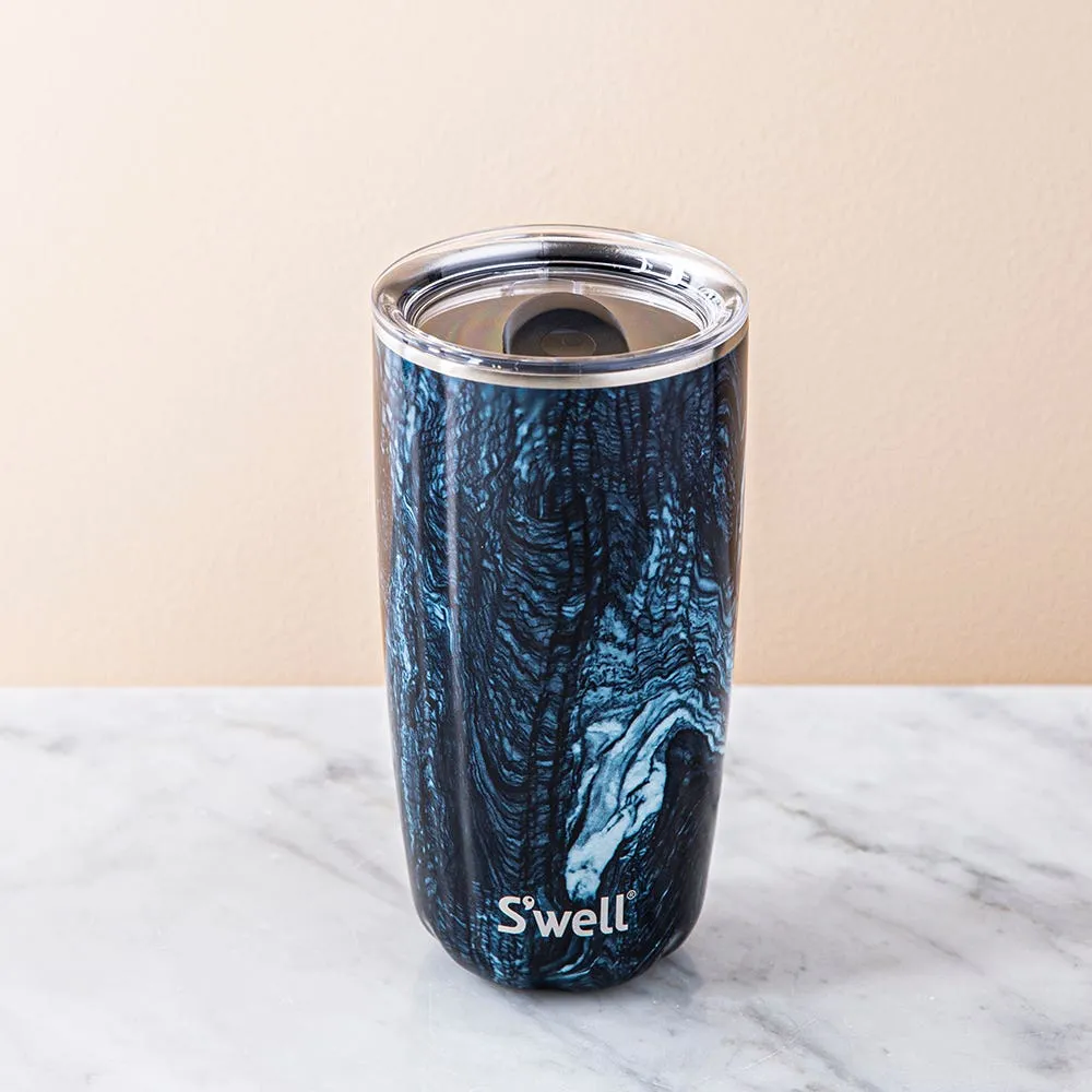 S'well Slide-Open 'Azurite' Tumbler with Lid 18oz (Marble)