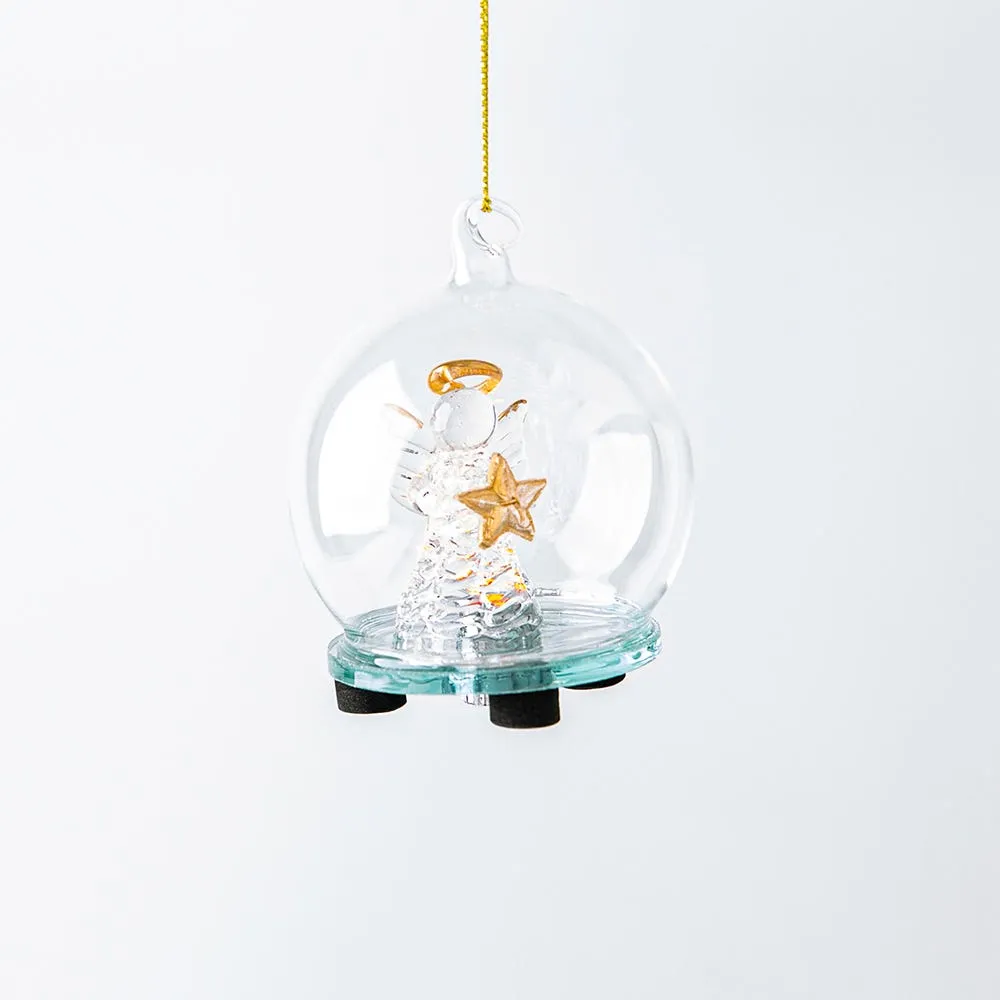 Koopman Christmas 'Angel' LED Glass Ornament - Assorted