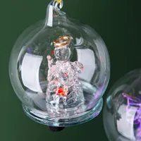 Koopman Christmas 'Angel' LED Glass Ornament - Assorted