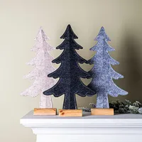 Koopman Christmas Woodland Tree On Wooden Base (Asstd.)