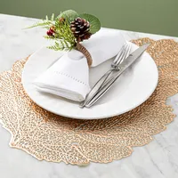 Koopman Christmas 'Leaf' PVC Placemat (Assorted)