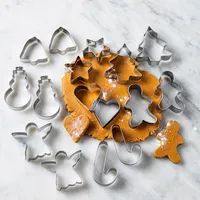 Koopman Christmas Cucina Tin Cookie Cutter Set