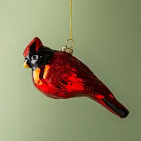 KSP Christmas 'Cardinal' Glass Ornament (Red)