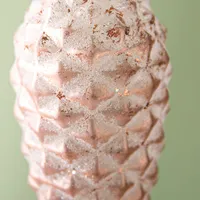 KSP Christmas 'Pine Cone' Glass Ornament (Pink)