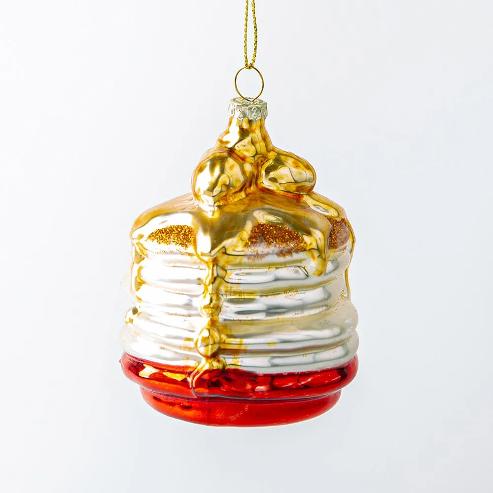 KSP Christmas 'Pancakes' Glass Ornament (Multi Colour)