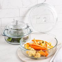 Libbey Baker's Basics Glass Casserole Combo - Set of 6 (Clear)