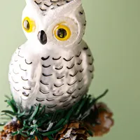 KSP Christmas 'Owl' Glass Ornament (Multi Colour)