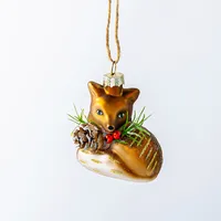 KSP Christmas 'Deer' Glass Ornament (Multi Colour)