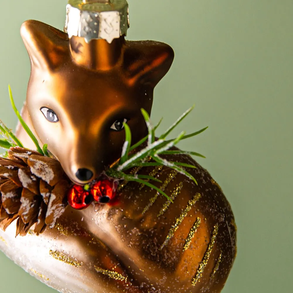 KSP Christmas 'Deer' Glass Ornament (Multi Colour)