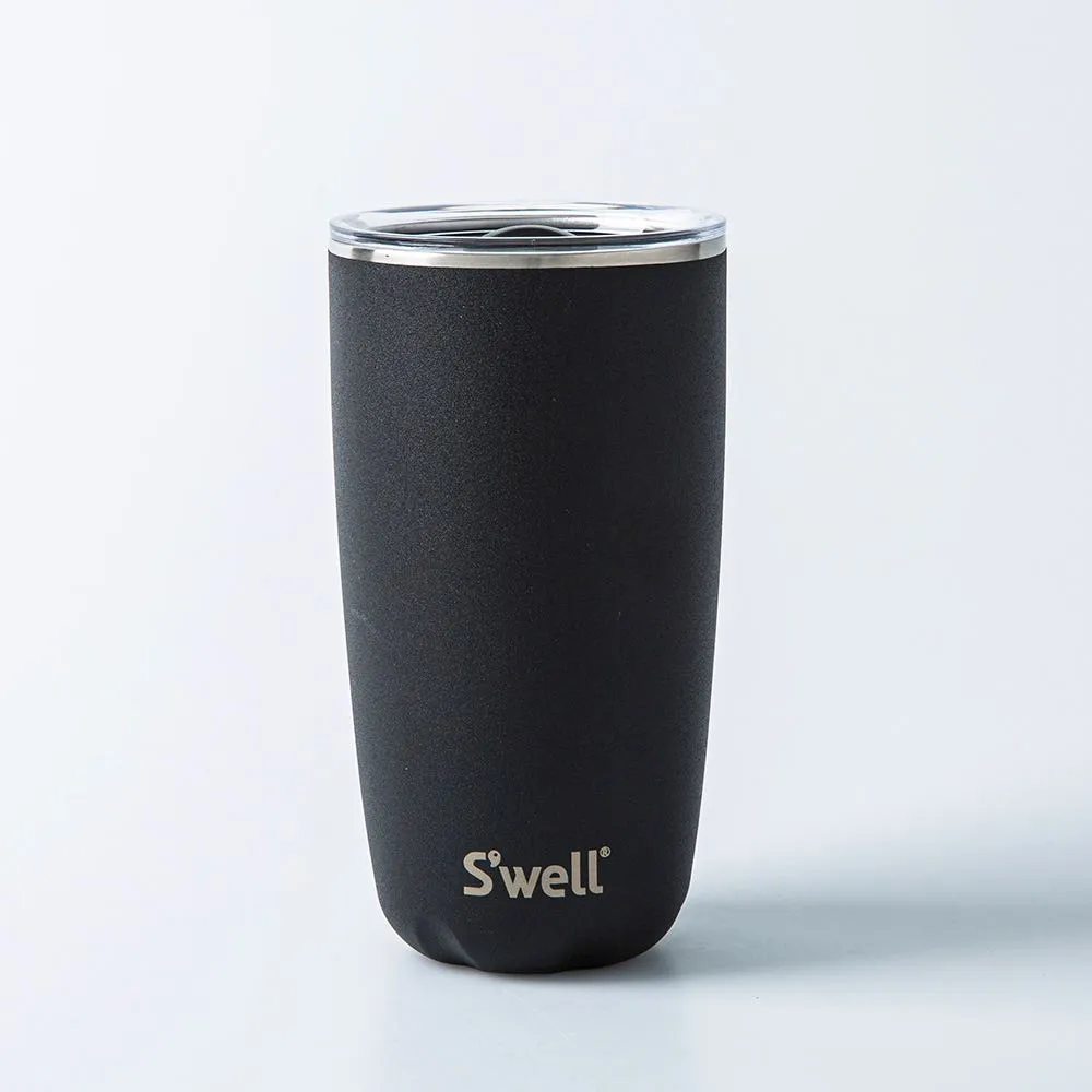 S'well Slide-Open Tumbler with Lid 18oz (Onyx Black)