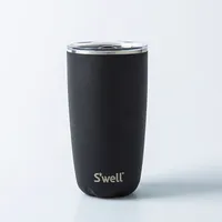 S'well Slide-Open Tumbler with Lid 18oz (Onyx Black)