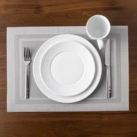 Harman Textaline 'Lustre' Vinyl Placemat (Silver)