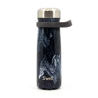 S'well Traveler 'Azurite' Water Bottle with Carry Strap 24oz (Marble)