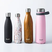 S'well Traveler Water Bottle with Carry Strap 40oz (Pink Topaz)