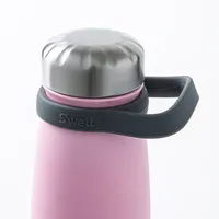 S'well Traveler Water Bottle with Carry Strap 40oz (Pink Topaz)