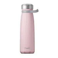 S'well Traveler Water Bottle with Carry Strap 40oz (Pink Topaz)