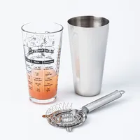 Libbey Shaker Cocktail Combo - Set of 3 (Clear)