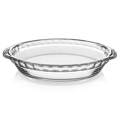 Libbey Baker'S Basics Glass Deep Pie Dish - Set of 2 (Clear)